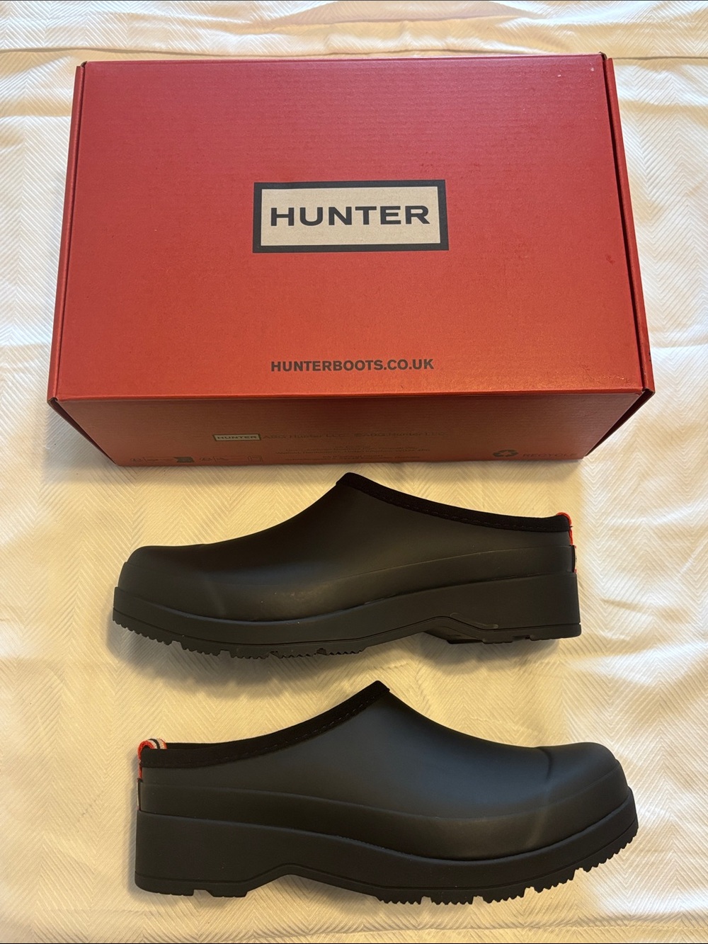 NEW Hunter Play Slip On Clogs Black Size 6